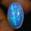 8ct Welo Opal Oval Cabochon AAA+ Blue Flash Loose Ethiopian