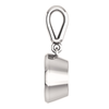 Sterling Silver Round Cut Solitaire Pendant Setting - Modern Style Pendant Mounting