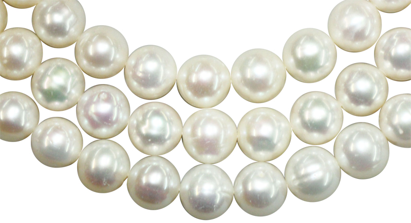 Loose Gemstones 7 8mm Natural White Button Freshwater Pearl Strands From  Autothings, $9.7